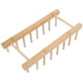 thumbnail image 2 of Natural Bamboo Non- Plate Holder Dish Rack, No Deformation Living Room For Study Kitchen, 2 of 8