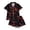 d-988Black462, variant on MEZZALL Women Halloween Pumpkin Print Pajama Set Lapel Collar Button Closure Chest Pocket Short Sleeve Tops With Elastic Waist Shorts Loungewear Sleepwear For Holiday 2 Piece Trendy Pjs