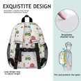 thumbnail image 5 of Tractor and Sheep Gray Pattern Backpack for School, Cute School Bag with Adjustable Shoulder Straps and Padded Back, 15"x11.42"x5.5", 5 of 5