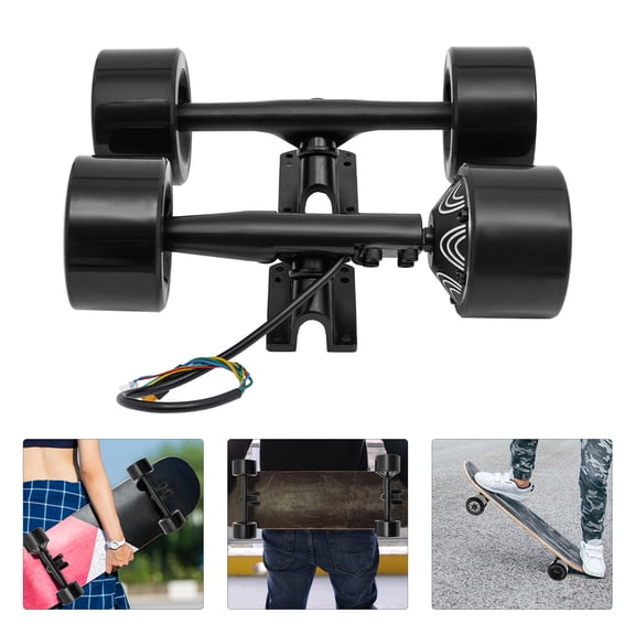ToppiJoy 2Pcs Single Motor Set for Electric Skateboard, Speed Skateboarding Equipment,  Electric Longboard for Adults, Teenagers Black