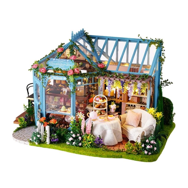 1:24 DIY Mini Dollhouse Miniatura Kit Mini Sala Regalos Creativos Para Mujeres Y Niñas