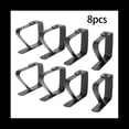 thumbnail image 5 of 16 Pack Stainless Steel Tablecloth Clips Black Picnic Tablecloth Clips Adjustable Anti-Skid Fixed Clip, 5 of 8
