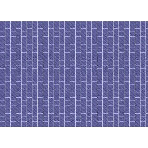 Ahgly Company Machine Washable Indoor Rectangle Transitional Deep Periwinkle Purple Area Rugs, 7' x 10'