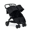 BRITAX B-Lively Double Stroller | Adjustable Handlebar + Easy Fold + Infinite Recline + Front Access Storage, Raven