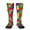2 Black-2, variant on Knee High Socks for Women Paint Splatter Grunge Long Tube Sock Uniform Socks
