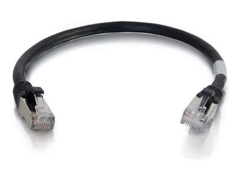 C2G 10ft Cat6 Snagless Shielded (STP) Ethernet Network Patch Cable - Black - patch cable - 10 ft - black