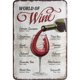 thumbnail image 1 of Metal Wine Tin Sign Rectangular Iron Pintura Pared La Del 20x30 Cm, 1 of 9