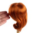 thumbnail image 3 of Monique Synthetic Mohair Carrot Red Lizzy Doll Wig, 3 of 4