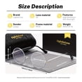 thumbnail image 2 of LightInLuxe Unisex Retro Exquisite Full-frame Anti-blue Light Plano Glasses Outdoor Activities Round Frame Plano Glasses, 2 of 5