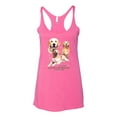 thumbnail image 2 of If It's Not a Golden Retriever It's Just a Dog Gift | Womens Dog Lover Premium Tri-Blend Racerback Tank Top, Vintage Pink, Large, 2 of 3