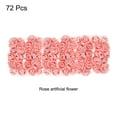 thumbnail image 3 of Uxcell Artificial Rose Flower Heads Nude Pink Mini Faux Flower 0.8"-1" 72Pcs, 3 of 4