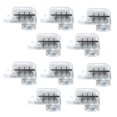 thumbnail image 1 of Paquete de 10 amortiguadores de tinta pequeños con conector cuadrado para impresoras para exteriores DX5/ Mutoh Mimaki/ R1800 DX4, color blanco, 1 of 5