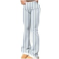 thumbnail image 2 of XUNKUSGA Flare Leggings for Women High Waist Comfy Stretch Yoga Pants Women Rise Fold Over Pants for Women Fashion Tummy Control Women's Pants S-2XL, 2 of 9