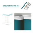 thumbnail image 2 of RMC M61 9/16 in.D x 6 1/4 in. W x 96 in. L Primed Finger-Joined Pine Crown Molding 10-pcs 80 Ft Total, 2 of 4