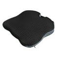 thumbnail image 1 of Kenally Cojín para elevación del asiento del pasajero del conductor, taburete para silla de oficina en casa, almohadilla de apoyo para el coxis, Ventana automotriz Negro, 1 of 6