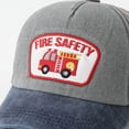 thumbnail image 7 of CAUYDY 4T 5T 6T Kid Boys Summer Hat Fire Truck Water Washable Baseball Cap With Patchwork Embroidery Color Blocking Cartoon Childrens Cap (Sizes 3-8 Years,L04-Coffee), 7 of 7