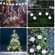 thumbnail image 5 of Yang puede encender una cadena de luces para acampar al aire libre el día de Navidad, luces de colores, bolas de burbujas, pequeñas bolas blancas, luces con forma de gota de agua, 5 of 5