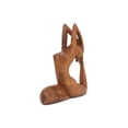 thumbnail image 2 of G6 Collection 8" Wooden Handmade Mini Yoga Figurines, Yoga Pose Statue, Yoga Room Studio Decor, Mindful Home Decor Yogi Gift, Decorative Shelf Decor Objects, Zen Inspired - One-Legged King Pigeon, 2 of 6