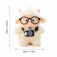 thumbnail image 2 of Plush Lamb Toy, Cute Soft Mini Stuffed Lamb, 1 Pack Pocket Size, Cuddly Stuffed Animal Doll for Kids Collectors Decor Stress Relief Gift, 2 of 6