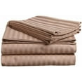 thumbnail image 1 of Egyptian Cotton 650 Thread Count Stripe Sheet Set  King-Taupe, 1 of 1