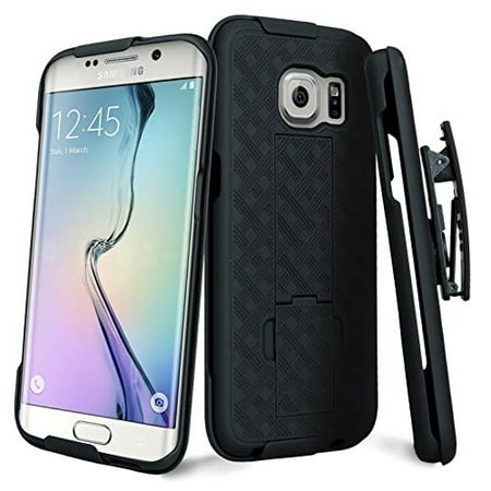 Samsung Galaxy S7 Case, Swivel Locking Belt Clip Holster Slim Shell Combo[Kickstand] Case for Galaxy S7 -