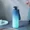 blue green, variant on 1 Liter Large Capacity Sports Water Bottle Leak Proof Colorful Plastic Cup Drinking Outdoor Travel Portable Gym Fitness Jugs
