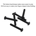 thumbnail image 2 of Hex Socket Thread Allen Button Head Cap Screw Bolt M3x20mm Thread Pitch Drive Easier to Grip Deep Neat Thread Secure Solid Not Slippery Damage Loose 10.9 Grade Black Oxide Carbon Steel 60pcs, 2 of 6