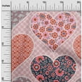 thumbnail image 2 of oneOone Rayon Pale Pink Fabric Florals Fabric For Sewing Printed Craft Fabric By The Yard 56 Inch Wide, 2 of 5
