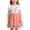 Pink 3, variant on HAOTAGS Girls Summer Dresses 7-8,Round Neck Breathable Short Sleeve Cotton Blend Mini Skater Dress Pink