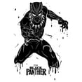 thumbnail image 2 of Boy's Marvel Black Panther 2018 Drip Pattern  Graphic Tee White Medium, 2 of 5