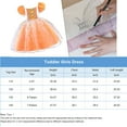 thumbnail image 6 of Halloween Pumpkin Witch Costume for Girls Kid Cosplay Tulle Dress, 6 of 6