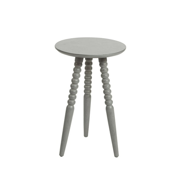 Allison Round Accent Table With Turned Legs Com Allison Round Accent Table With Turned, Small White Round Accent Table