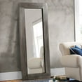 thumbnail image 3 of American Farmhouse Full-Length Floor Mirror-Hollow Wood Distressed weathered white 58x24, 3 of 5