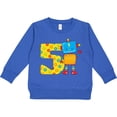 thumbnail image 2 of Inktastic This Robot is Five Fifth Birthday Toddler Sweatshirt, 2 of 4