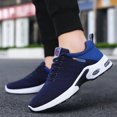 thumbnail image 4 of Men's Air Cushion Running Shoes Slip-on Breathable Knit Tennis Walking Sneakers Lightweight Athletic Sports Shoes for Daily Wear & Gym, 4 of 8