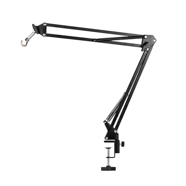 Soporte para linterna de Camping, soporte de lámpara, voladizo plegable con abrazadera de mesa, soporte de luz, gancho colgante de luz para viaje kusrkot Soporte de linterna
