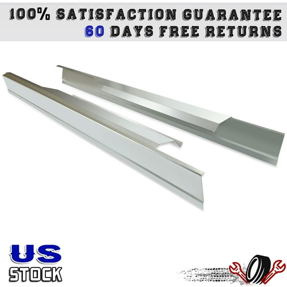 Slip on Rocker Panels For 97-03 98 99 Ford F-150 F150 Extended Cab Pair LH RH