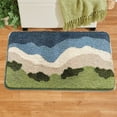 thumbnail image 6 of RKSTN Ultra Soft Texture Sea Style Plush Bathroom Rugs Floor Mats, Non Slip Microfiber Door Mat for Kitchen/Entryway/Living Room (23.6"x15.7", G), 6 of 6