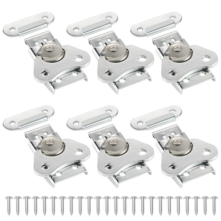 Cupboard Locks,Drawer Lock, Stainless Steel Spring Butterfly Buckle Vintage  Door Buckle Sliding Latches for Cabinet Doors Locks Loaded Toggle  Latch,7055BT (Color : 7051bt) (Color : 7055bt) (Color : 