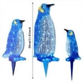 thumbnail image 2 of TIELUTT Penguin Decoration LED Christmas Outdoor Decorations Acrylic Christmas Ornaments Christmas Atmosphere Flower Paper Cards Chicken Cardigan Rabbit Cardboard Heart Shaped Pot Bed Cradle for Feet, 2 of 4