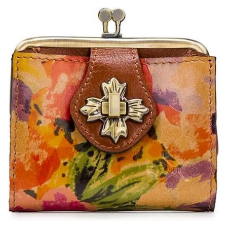 Patricia Nash Casella Leather Bifold Wallet (Rainforest)