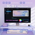 thumbnail image 5 of AULA S99, 99-Key, Wireless, Membrane, Gaming Keyboard, RGB, 5-Layer Padding, 2000 mAh Battery, Knob, 5 of 8