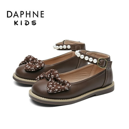 

DAPHNE Girls Leather Shoes Soft Sole Princess Performance Shoes For Dancing