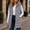 Gray, variant on Women's Long Puffer Vest Hooded Zip Up Quilted Sleeveless Jacket with Pockets, Drawstring Waist Lightweight Gilet for Fall Winter Layering Casual Wear