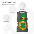 thumbnail image 3 of Sikiie Spring St Patrick’S Day Irish Gnomes Basketball Jersey Reversible Men's Mesh Athletic Sports Shirts Training Practice S-4XLMedium, 3 of 6