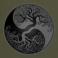 thumbnail image 3 of CafePress - Grey And Black Yin Yang Tree T Shirt - Men's Classic Graphic Cotton T-Shirt, 3 of 4