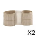 thumbnail image 1 of Separador de dedos,Enderezador de dedos de los pies Protector de curvatura de pies,Separadores de dedos con 2 bucles Corrección del pulgar,Envoltura ajustadora de almohadilla correctora Hallux, 1 of 8