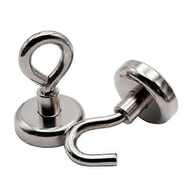6pcs Magnetic Hooks Strong Magnetic Hooks Heavy Duty with Epoxy Coating for Refrigerator