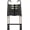 Black, variant on Telescopic Ladder, 12.5FT   Telescoping Ladder with Non-Slip  and  Hook, Portable Extension Ladder for Household and Outdoor Working, 330lb Capacity