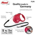 thumbnail image 2 of Flexi FUN Small 5m Cord Retractable Dog Leash, 2 of 8